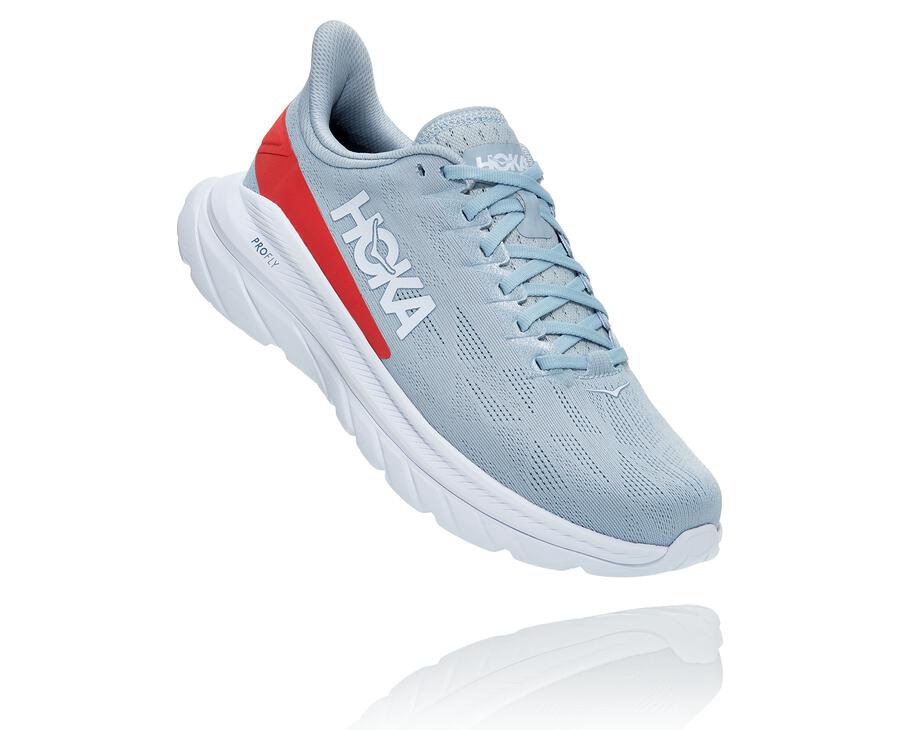 Tenis Hoka One One Masculino Azuis/Branco - Mach 4 - 306-IHJCAL